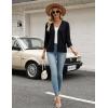 image:imageZeagoo Womens 34 Sleeve Open Front Cropped Knit Cardigan Sweater Casual Bolero Shrugs for Dresses Summer OutfitsBlack