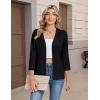 image:imageZeagoo Womens 34 Sleeve Open Front Cropped Knit Cardigan Sweater Casual Bolero Shrugs for Dresses Summer OutfitsBlack