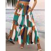 image:imageZeagoo Womens Casual Maxi Skirts for Women 2026 High Waist Boho Skirts Floral Printed Long Flowy Skirt with PocketsMulticolor
