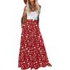 Red Floral-printed