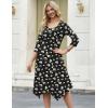 image:imageZeagoo Midi Dresses Women 2026 Spring Dress 34 Sleeve Casual Dresses with Pockets A Line Summer Beach SundressDaisy