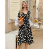 image:imageZeagoo Midi Dresses Women 2026 Spring Dress 34 Sleeve Casual Dresses with Pockets A Line Summer Beach SundressDaisy