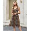 image:imageZeagoo Women Summer Casual Dresses 2026 Sleeveless Midi Pleated Tank Sundress with Pockets V Neck A Line Swing Tshirt DressEthnic