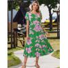 image:imageZeagoo Women Summer Midi A Line Dress Short Sleeve Casual Flowy Tiered Beach Long Sundress with Pockets 2026 Vacation TravelDh594