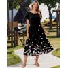image:imageZeagoo Women Summer Midi A Line Dress Short Sleeve Casual Flowy Tiered Beach Long Sundress with Pockets 2026 Vacation TravelSf236