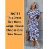 image:imageZeagoo Womens Dresses Casual Summer Short Sleeve Button Down Long Shirt Dresses Swimsuit Beach Cover Ups with PocketsBlue Floral