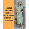 image:imageZeagoo Womens Dresses Casual Summer Short Sleeve Button Down Long Shirt Dresses Swimsuit Beach Cover Ups with PocketsGreen Stripe