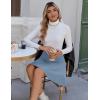 image:imageZeagoo Womens Skirt Basic Mini Skater Skirt 2026 Summer Skirts Stretchable High Waist ALine Party Club SkirtsLight Blue
