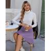 image:imageZeagoo Womens Skirt Basic Mini Skater Skirt 2026 Summer Skirts Stretchable High Waist ALine Party Club SkirtsLilac Purple