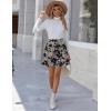 image:imageZeagoo Womens Skirt Basic Mini Skater Skirt 2026 Summer Skirts Stretchable High Waist ALine Party Club SkirtsSf84
