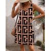 image:imageZeagoo Womens Summer Dress 2026 Loose V Neck Sleeveless Sundresses Swimsuit Coverup with Pockets Floral Tank DressesPrinted2