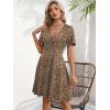 image:imageZeagoo Womens Summer Dresses Wrap V Neck Dress Floral ALine Ruffle Sleeve Casual Sundress with Pockets 2026An136