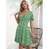 image:imageZeagoo Womens Summer Dresses Wrap V Neck Dress Floral ALine Ruffle Sleeve Casual Sundress with Pockets 2026Xh15
