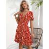 image:imageZeagoo Womens Summer Dresses Wrap V Neck Dress Floral ALine Ruffle Sleeve Casual Sundress with Pockets 2026Xh268