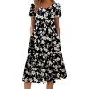 2602 Black Flower