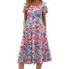 2602 Mixed Red Floral