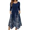 Navy Blue Floral