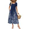 Navy Blue Floral