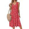 Red White Floral