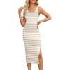 Yellow and White Striped
