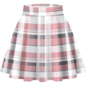 image:imageZeagoo Womens Skirt Basic Mini Skater Skirt 2026 Summer Skirts Stretchable High Waist ALine Party Club SkirtsGw326