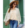 image:imageZEAGOO Button Down Shirt for Women Long Sleeve Blouses Floral Printed Tops Business Casual Work Outfits SXXLCbeigestain Shield