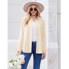 image:imageZEAGOO Button Down Shirt for Women Long Sleeve Blouses Floral Printed Tops Business Casual Work Outfits SXXLCbeigestain Shield
