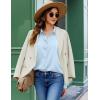 image:imageZEAGOO Button Down Shirt for Women Long Sleeve Blouses Floral Printed Tops Business Casual Work Outfits SXXLCbluestain Shield