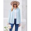 image:imageZEAGOO Button Down Shirt for Women Long Sleeve Blouses Floral Printed Tops Business Casual Work Outfits SXXLCbluestain Shield