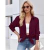 image:imageZEAGOO Button Down Shirt for Women Long Sleeve Blouses Floral Printed Tops Business Casual Work Outfits SXXLCburgundystain Shield