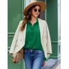 image:imageZEAGOO Button Down Shirt for Women Long Sleeve Blouses Floral Printed Tops Business Casual Work Outfits SXXLCgreenstain Shield