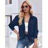 image:imageZEAGOO Button Down Shirt for Women Long Sleeve Blouses Floral Printed Tops Business Casual Work Outfits SXXLCnavy Bluestain Shield