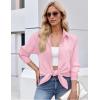 image:imageZEAGOO Button Down Shirt for Women Long Sleeve Blouses Floral Printed Tops Business Casual Work Outfits SXXLCpinkstain Shield