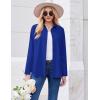 image:imageZEAGOO Button Down Shirt for Women Long Sleeve Blouses Floral Printed Tops Business Casual Work Outfits SXXLCroyal Bluestain Shield