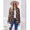 image:imageZEAGOO Button Down Shirt for Women Long Sleeve Blouses Floral Printed Tops Business Casual Work Outfits SXXLGeometric