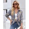 image:imageZEAGOO Button Down Shirt for Women Long Sleeve Blouses Floral Printed Tops Business Casual Work Outfits SXXLPaisley Printed