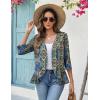 image:imageZeagoo Womens 2026 Summer 34 Sleeve Lightweight Cardigans Open Front Draped Ruffles Kimono CoverupsMz779