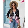 image:imageZeagoo Womens 2026 Summer 34 Sleeve Lightweight Cardigans Open Front Draped Ruffles Kimono CoverupsSf31
