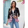 image:imageZeagoo Womens 2026 Summer 34 Sleeve Lightweight Cardigans Open Front Draped Ruffles Kimono CoverupsSf31