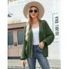 image:imageZeagoo Womens Lightweight Crochet Cropped Cardigan 2026 V Neck Long Sleeve Button up Bolero Shrug SweaterGreen