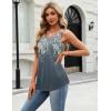 image:imageWomens Summer Tops 2026 Sleeveless Dressy Blouses Pleated Floral Shirts Plus Size Spring Clothes