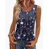 image:imageZeagoo Plus Size Sleeveless Tops for Women 2026 Trendy Scoop Neck Tank Tops Summer Outfits Beach Vacation Clothes
