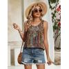 image:imageZeagoo Tank Top for Women 2026 Summer Loose Fit Sleeveless Pleated Flowy Floral Tunic Dressy BlouseA  Mz721