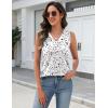 image:imageZeagoo Tank Top for Women V Neck Loose Fit Sleeveless Summer Tops Business Casual Outfits Dressy Blouses ShirtsFloral Printsf224