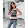 image:imageZeagoo Tank Top for Women V Neck Loose Fit Sleeveless Summer Tops Business Casual Outfits Dressy Blouses ShirtsPink Camo