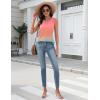 image:imageZeagoo Tank Top for Women V Neck Loose Fit Sleeveless Summer Tops Business Casual Outfits Dressy Blouses ShirtsPink Jb218