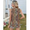 image:imageZeagoo Tank Tops for Women Sleeveless Eyelet Shirts High Neck Cute Summer Top Loose Fit SXXLFloral Mz721
