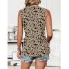 image:imageZeagoo Tank Tops for Women Sleeveless Eyelet Shirts High Neck Cute Summer Top Loose Fit SXXLZfloral Sf154