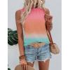 image:imageZeagoo Tank Tops for Women Sleeveless Eyelet Shirts High Neck Cute Summer Top Loose Fit SXXLZombre Jb218