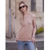image:imageZeagoo Womens Sleeveless Tank Tops 2026 Summer Crew Neck Ribbed Knit Sweater Top Business Casual Work ShirtsKhaki